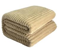 Coperta Di Supporto Emotivo, Coperta Calmante Di Sicurezza for Cani Pelliccia Di Coniglio Finta Gialla Cuccia In Poliestere Divano Letto Seggiolino Auto Abbraccio Comfort(Beige,27.55 * 39.37in)