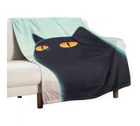 Coperta Divano Elegant Cat Black Multiuso Coperta Lavabile Copriletto per Campeggio Quattro Stagioni Donne 150x200cm