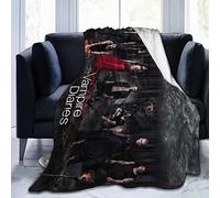 Coperta Divertente con Motivo, Morbida coperta in flanella, non sbiadisce, coperta pelosa per autunno inverno, soggiorno, camera da letto, divano, decorazione da campeggio