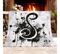 Coperta e plaids in Microfibra 100x130 cm Di Un Coniglio Animale Plaid in pile, Confortevole e Soffice con Stampa 3D per Kids Nero Coperta Calda per Ufficio, Pisolino, Divano, Campeggio