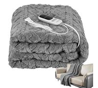 Coperta elettrica con spegnimento automatico, 180 x 130 cm, coperta termica elettrica, coperta termica, coperta termica, coperta termica, 9 livelli, lavabile fino a 40 °C