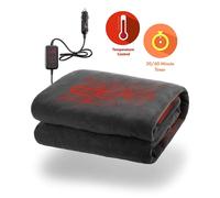 Coperta Elettrica Da Viaggio In Pile Polare Universale Per Auto Zone Tech 12-V