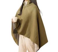 Coperta Elettrica Indossabile - Mantella Riscaldante Alimentata Tramite USB, Predisposta Per Power Bank Mobile, Accogliente Spallaccio In Pile, Copertura Termica Regolabile Per Il Ginocchio, Calda Imb