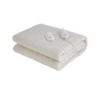 bimar SCL12A Scaldaletto Matrimoniale Termico Pisolo, 2 Piazze 160x140cm, Coperta elettrica in Tessuto Lana Sintetica. Riscaldamento Rapido 3 Livelli di Temperatura, Protezione da Surriscaldamento