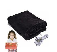 Coperta Elettrica - Poncho Riscaldato | Coperta USB Indossabile | Regolabile 3 Impostazioni Del Timer Di Calore Avvolgimento Caldo Per La Escursionismo Campeggio Viaggi Ufficio Casa Lavabile