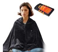 Coperta elettrica riscaldata USB, coperta termica elettrica, 3 livelli di riscaldamento, lavabile, scialle di coperta termica per casa ufficio, 150 x 80 cm