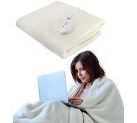 Coperta Elettrica Scaldaletto Termico Letto Singolo Termocoperta 60W 3 Livelli