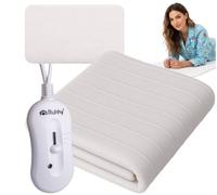 Coperta Elettrica Tappetino Riscaldante 150x80 cm Scaldaletto Termocoperta