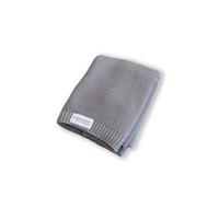 Coperta Estiva Lavorata a Maglia 75x100 cm. Warm Grey