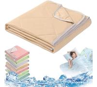 Coperta Estiva Matrimoniale Rinfrescante,Cooling Blanket for Hot Sleepers,Coperta Refrigerante per Letto L'Estate,Traspirante Coperta con Fibra di Raffreddamento per Divano Viaggio(Size:110x150cm,col