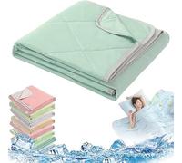 Coperta Estiva Matrimoniale Rinfrescante,Cooling Blanket for Hot Sleepers,Coperta Refrigerante per Letto L'Estate,Traspirante Coperta con Fibra di Raffreddamento per Divano Viaggio(Size:200x230cm,col