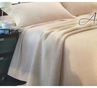 COPERTA NIDO D'APE ESTIVA CASHMERE E LANA MERINOS CULLA MADE IN ITALY