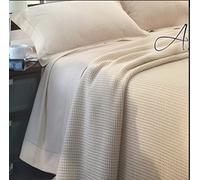 COPERTA ESTIVA PURA LANA VERGINE PIAZZA E MEZZA NIDO D'APE MADE IN ITALY