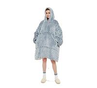 Coperta Felpa Con Cappuccio, Grande Coperta Maglione, Felpa Con Cappuccio Morbida, Comoda, Calda E Confortevole, Adatta A Tutti, Coperta TV (Grigio B)