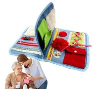 Coperta Fidget - Coperta Fidget per adulti, Giocattoli Fidget per la perdita di memoria | Coperta calmante per anziani autistici, coperta per adulti con demenza per Alzheimer, demenza (11,81x19,69 pol