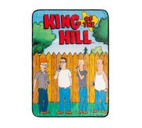 Coperta Flanella Con Logo Del Gruppo King Of The Hill | 45 X 60 Pollici
