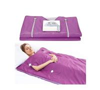 Coperta for Sauna a infrarossi Impermeabile for Riscaldamento Dimagrante, Coperta for Sauna Dimagrante Professionale for Salone di Bellezza for Terapia termale Domestica per Il Relax(Purple)