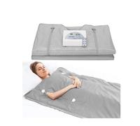 Coperta for Sauna a infrarossi Impermeabile for Riscaldamento Dimagrante, Coperta for Sauna Dimagrante Professionale for Salone di Bellezza for Terapia termale Domestica per Il Relax(Silver)