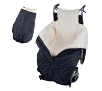 Coperta For Sedia A Rotelle Con Cerniera, Fodera In Morbida Pelle Di Agnello, Coperture Termiche For Gambe E Parte Inferiore Del Corpo For Una Facile Installazione E Utilizzo