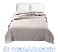 Coperta fredda per chi dorme caldo, double-face, per raffreddare il | Trapunta leggera per adulti, estate, sudorazione notturna, divano, letto