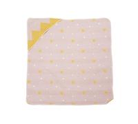 Coperta FUSSENEGGER con cappuccio corone 80x80 rosa 1 St