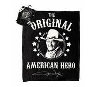 Coperta Getta Di John Wayne In Bianco E Nero, 50" X 60"