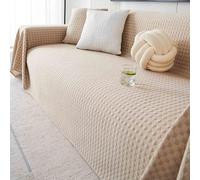 Coperta grande in cotone lavorato a maglia con nappe, perfetta per divano a 2, 3 o 4 posti, poltrona e letto, accogliente decorazione per la casa (#4, 180 x 260 cm)