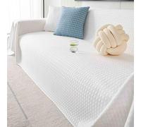 Coperta grande in cotone lavorato a maglia con nappe, perfetta per divano a 24 posti, poltrona e letto, accogliente decorazione per la casa (#2, 180 x 230 cm)