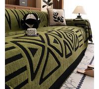 Coperta grande morbida e calda per divano a 24 posti anti-graffio in peluche coperta verde divano-lettoCozyHomeDecor