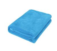 Coperta grigia per divano, in tinta unita, piccola, in tinta unita, morbida, per bambini, 50 x 70 cm, per traslochi (azzurro, taglia unica)