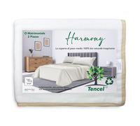 COPERTA HARMONY leggera PRIMAVERILE estiva in PURA LANA VERGINE e TENCEL matrimo