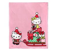 Coperta Hello Kitty Sweet Spring Treats Aggretsuko Comics in seta al tatto, 127 x 152 cm (D0102HARDQV).