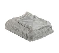 Coperta Home ESPRIT Grigio chiaro 220 x 240 x 1 cm