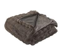 Coperta Home ESPRIT Marrone 220 x 240 x 1 cm