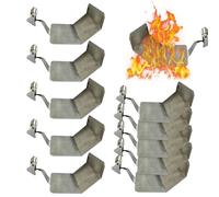 Coperta ignifuga, ispessita e resistente al fuoco, 10 pezzi, protezione dal calore, isolamento per saldatura, saldatura, braciere