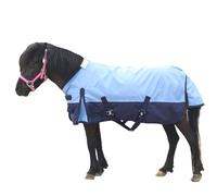 Coperta impermeabile leggera da 1200 denari, mini coperta per pony Shetland, puledro (senza imbottitura), azzurro, 90 cm