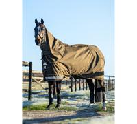 Coperta impermeabile per cavalli con copricollo LeMieux Arika Ripstop 100g Vert 198 cm