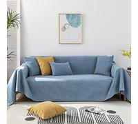 Coperta impermeabile per divano, grande, 180 x 340 cm, in poliestere, protezione per mobili da 1-4 posti, elegante fodera per soggiorno, adatta agli animali domestici