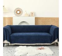 Coperta impermeabile per divano, grande, 180 x 340 cm, in poliestere, protezione per mobili da 1-4 posti, elegante fodera per soggiorno, adatta agli animali domestici
