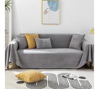 Coperta impermeabile per divano, grande, 180 x 340 cm, in poliestere, protezione per mobili da 1-4 posti, elegante fodera per soggiorno, adatta agli animali domestici