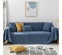 Coperta impermeabile per divano, grande, 180 x 340 cm, in poliestere, protezione per mobili da 1-4 posti, elegante fodera per soggiorno, adatta agli animali domestici