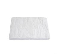 Coperta in fibra di silicato di calcio e magnesio per camino, per bruciatori a bioetanolo e stufe a gel, fodera in lana di ceramica per isolamento termico e protezione focolare (30 x 20 x 3 cm)