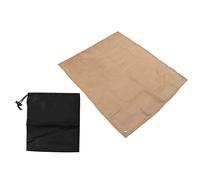 Coperta in Fibra Ignifuga in Tessuto in Tessuto Ignaino per Barbecue da Campeggio Esterno 100x80cm (100 * 80 cm)