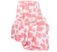 Coperta in flanella con motivo per rilassarsi all'aperto e per uso in ufficio, morbida coperta in poliestere per calore sotto aria condizionata, copertura comfort multiuso (E-152,4 x 203,2 cm)