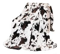 Coperta in flanella con motivo per rilassarsi all'aperto e per uso in ufficio, morbida coperta in poliestere per calore sotto aria condizionata, copertura comfort multiuso (F-152,4 x 203,2 cm)