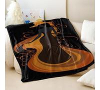 Coperta in flanella con stampa tribale africana, super morbida e accogliente, perfetta per decorare la casa, il divano e il letto, per celebrare il tema del potere femminile (03, 150 x 200 cm)