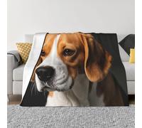 Coperta in Flanella Cute Beagle Dogs Coperta da Tiro Calda Copriletto Resistente Copriletto Flanella Regalo Perfamiglia Compleanno S