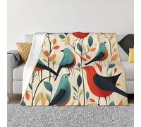 Coperta in Flanella Flock of Birds Coperte da Lancio Peluche Coperte da Tiro Accogliente Copriletto Flanella per Regalo Compleanno Divano S