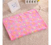 Coperta in flanella/pile per cuccia cani e gatti - Plaid impronte zampe