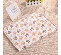 Coperta in flanella/pile per cuccia cani e gatti - Plaid impronte zampe